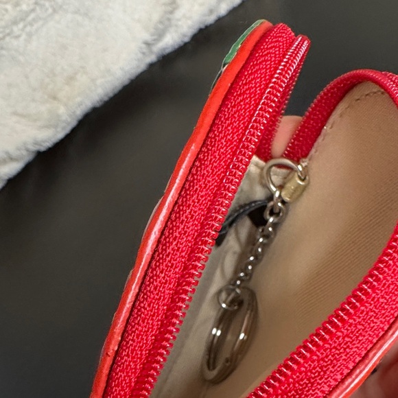 Coach Red Apple Keychain/Wristlet - Picture 5 of 11